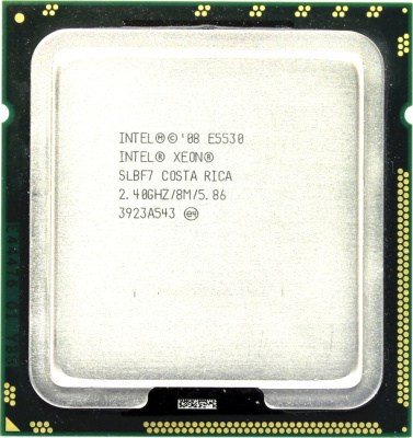 CPU Intel Xeon E5530 2.4 GHz / 4core / 1+8Mb / 80W / 5.86 GT / s LGA1366 +