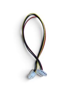 Кабель питания Supermicro CBL-PWEX-0702 34 см, Power Cable - 8 pin Female to RA 4 pin Molex