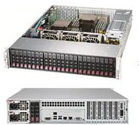 Серверная платформа Supermicro 2028R-ACR24L <SSG-2028R-ACR24L> - 2U, 2x LGA2011-3, 24x 2.5", 2x10GbE