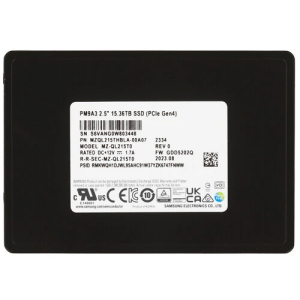 SSD NVMe 2.5" 15.36Tb U.2 1DWPD Samsung PM9A3 < MZQL215THBLA-00A07 >