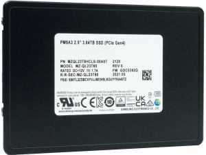 SSD NVMe 2.5" 3.84Tb U.2 1DWPD Samsung PM9A3 MZQL23T8HCLS-00A07