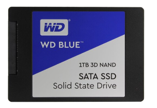 SSD SATA 2.5" 1Tb 6Gb/s WD Blue <WDS100T2B0A>