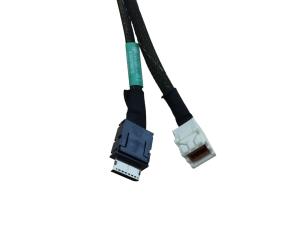 Кабель Supermicro CBL-SAST-0972 OCuLink SFF-8611 (x4) to MiniSAS HD SFF-8643 70cm 