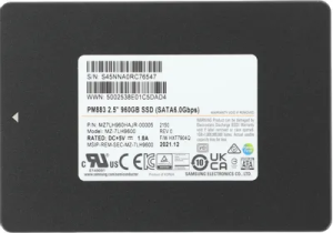 SSD SATA 2.5" 960Gb 6Gb/s Samsung PM883 < MZ7LH960HAJR >