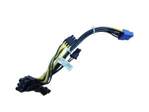 Кабель питания Supermicro CBL-PWEX-1017 8-Pin CPU - 2x 6+2-Pin PCIe GPU, 0.2м