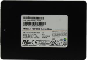 SSD SATA 2.5" 7.68Tb 6Gb/s 1.3DWPD Samsung PM883 < MZ7LH7T6HMLA > 