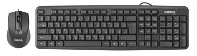 Комплект Клавиатура + Мышь MEGA jet HIT C-220 (Кл-ра USB, Мышь USB, 3кн, Roll)