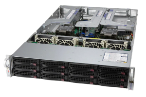 Серверная платформа Supermicro [SYS-620U-TNR] - 2U, 2x LGA4189, 32x DDR4, 12x 3.5"