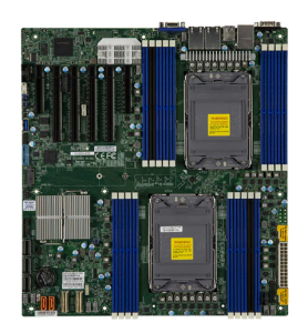 Материнская плата Supermicro X12DPi-N6 <X12DPi-N6> - E-ATX, Dual LGA4189, C621A, DDR4, 2xGbE, IPMI