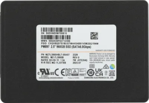 SSD SATA 2.5" 960Gb 6Gb/s Samsung PM897 < MZ7L3960HBLT-00A07 >