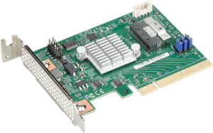 Адаптер Supermicro NVMe HBA AOC-SLG4-2E4T