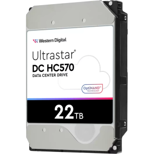 HDD SAS 3.5" 22Tb 6Gb/s 7K WD DC HC570 < WUH722222ALE6L4 >