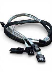 Кабель  8087 to 4x SATA 80cm MiniSAS to 4x SATA