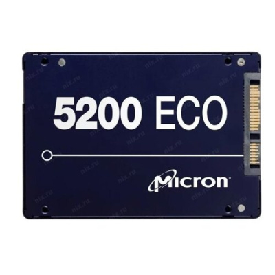SSD SATA 2.5" 3.84Tb 6Gb/s 1DWPD Micron 5200 ECO < MTFDDAK3T8TDC-1AT1ZABYY  > 