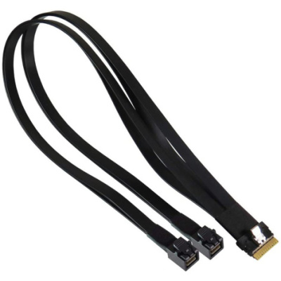 Кабель Supermicro CBL-SAST-1264-100 SlimLine x8 to 2x 8643