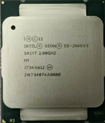 CPU Intel Xeon E5-2666 v3 (25M Cache, 2.90 GHz 10 Core) SR1Y7