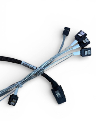 Кабель  8087 to 4x SATA 80cm MiniSAS to 4x SATA