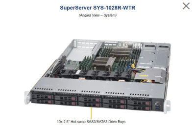 Платформа Supermicro 1028R-WTR б/у