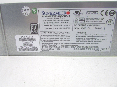 Корпус 2U Supermicro CSE-825TQ-R740WB