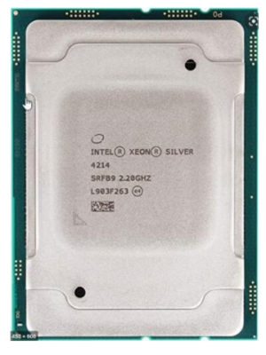 CPU Intel Xeon Silver 4214 (16.5M Cache, 2.20 GHz 12 Core) SRFB9
