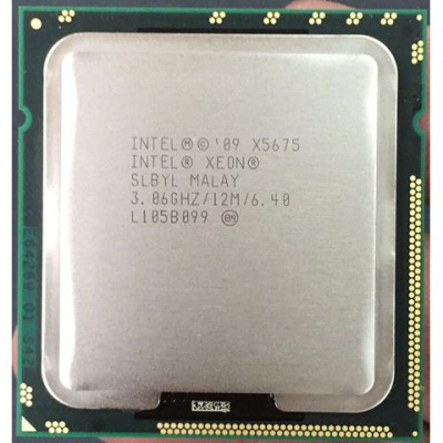 CPU Intel Xeon X5675 3.06 GHz / 6core / 12Mb / 95W / 6.4 GT / s LGA1366