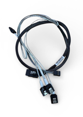 Кабель  8087 to 4x SATA 80cm MiniSAS to 4x SATA