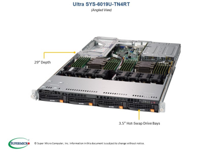 Платформа Supermicro 6019U-TN4RT б/у