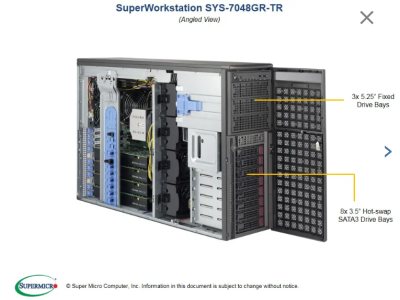 Платформа Supermicro 7048GR-TR б/у
