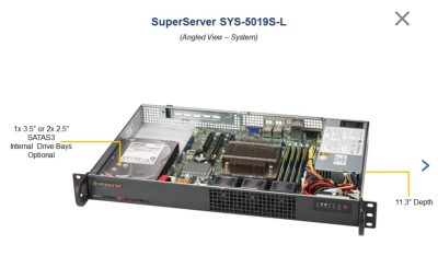 Платформа Supermicro 5019S-L 