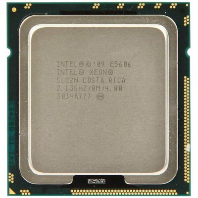 Процессор CPU Intel Xeon E5606 2.13 GHz / 4core / 8Mb / 80W / 4.8 GT / s LGA1366 +