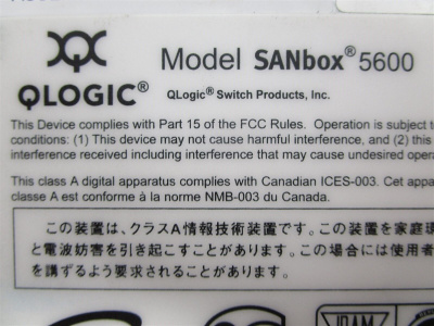 Коммутатор QLogic SANbox 5600