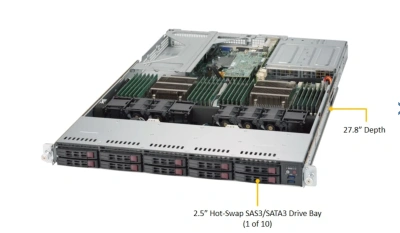 Корпус 1U Supermicro CSE-119UTS-R751P-T