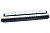 Патч-панель 19' 1U 24 порта RJ45 категория 5e Dual IDC ROHS черный 246095 Hyperline