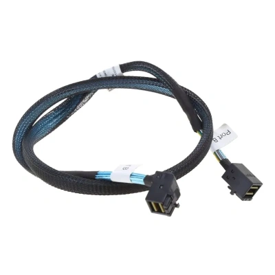 Кабель  SFF-8643 угловой to SFF-8643 прямой 80 см Supermicro