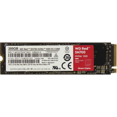 SSD NVMe M.2 250Gb 2280 WD Red SN700 WDS250G1R0C