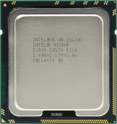 CPU Intel Xeon E5620 2.4 GHz / 4core / 12Mb / 80W / 5.86 GT / s LGA1366