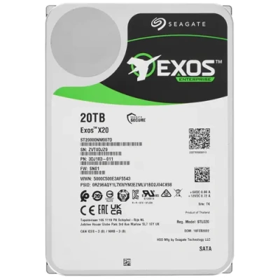 HDD SATA 3.5" 20Tb 6Gb/s 7K Seagate X20 ST20000NM007D 