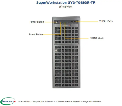 Платформа Supermicro 7048GR-TR б/у