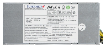 PWS SuperMicro < PWS-605P-1H> 600W