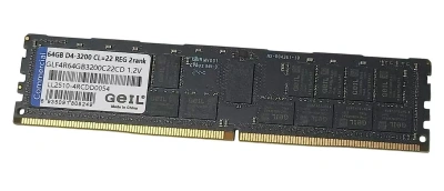 RAM DDR4 64Gb GEIL GLF4R64GB3200C22CD ECC REG 3200Mhz RDIMM