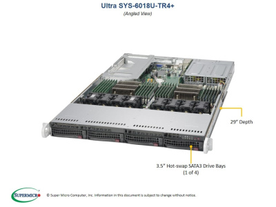Платформа Supermicro 6018U-TR4+ б/у