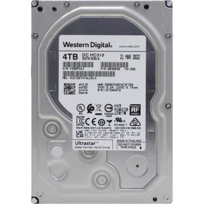 HDD SATA 3.5" 4Tb 6Gb/s 7K WD DC HC310 HUS726T4TALE6L4