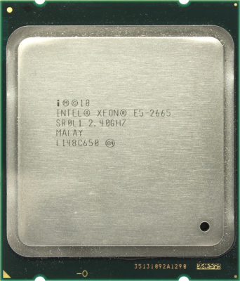 CPU Intel Xeon E5-2665 v1 (20M Cache, 2.40 GHz 8 Core) SR0L1
